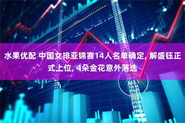 水果优配 中国女排亚锦赛14人名单确定, 解盛钰正式上位, 4朵金花意外落选
